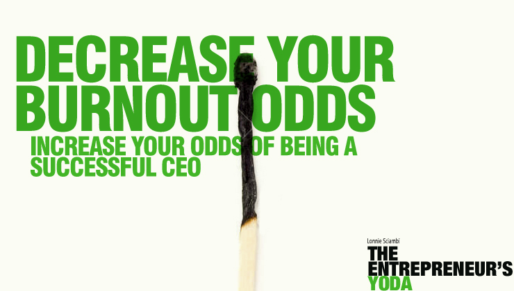 Avoid CEO burnout